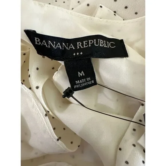 Banana Republic Dress Women's Medium Chiffon Sheer Foemal NWT - Picture 9 of 11